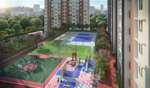 Sobha Kismatpur Sports Court — Representational Outdoor sports court representing recreation at Sobha Kismatpur