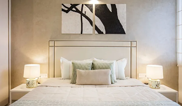 Master bedroom interior at Sobha Kismatpur (artistic impression)