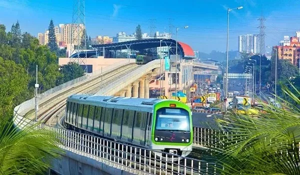 Metro connectivity representing Hyderabad's infrastructure expansion relevant to peripheral localities like Kismatpur