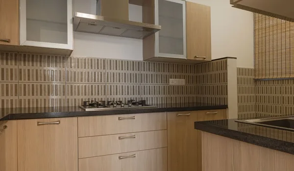 Sobha Kismatpur Interiors — Representational Premium kitchen interior representing Sobha Kismatpur specifications